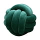 thumbnail image 4 of almohada de bola de nudo,almohada de bola de nudo suave almohada de tiro redonda de terciopelo,Cojín Decoración del hogar Almohada de felpa decorativa,Cojín anudado para cama Tejido a Verde, 4 of 9