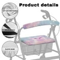 thumbnail image 5 of Jiueut Cute Cat Rollator Seat Walker Seat and BackRest Cover for Women 2 Piece Universal Rollator Walker Seat and Backrest Covers for Seniors Driving Aid Cover, 5 of 7