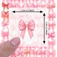 thumbnail image 6 of 35pcs-50pcs Pink Ribbon Stickers Kids Decorative Stickers Bow DIY Stickers for Suitcase Phone Laptop, 6 of 9