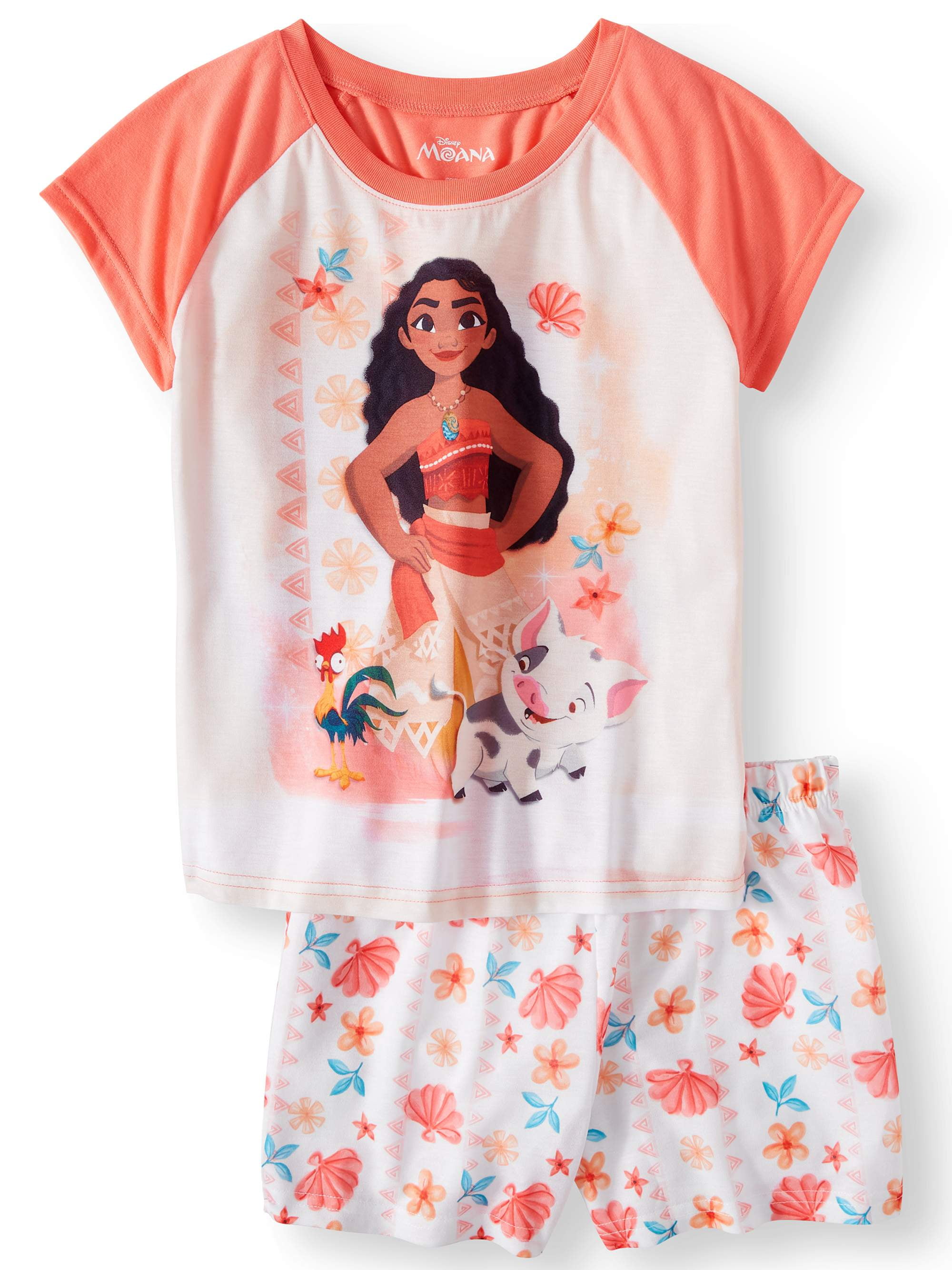 Girls' Moana 2 Piece Pajama Sleep Set (Little Girl & Big Girl