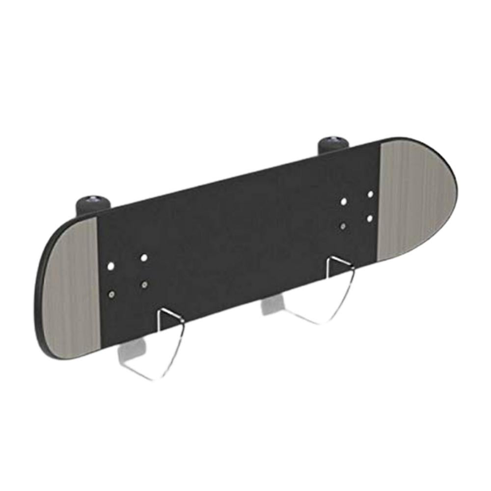 2X Longboard Display Storage Rack Wall Mount Snowboard Hanger Skateboard Pink-Wh 