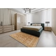 thumbnail image 4 of Ahgly Company Indoor Rectangle Mid-Century Modern Brown Sand Brown Oriental Area Rugs, 7' x 9', 4 of 6