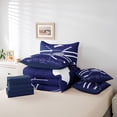 thumbnail image 5 of Ice Hockey Bedding 7PCS Twin Size Comforter Sets Hockey Bedding Sets Winter Sports Bed in a Bag(1Comforter,1Flat Sheet, 1Fitted Sheet, 2Pillowcases,2 Throw Pillow Covers),Toronto, 5 of 5