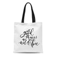 thumbnail image 1 of JSDART Sac Fourre-Tout en Toile Toutes les Bonnes Choses Sont Sauvages et Libres Sac à Provisions Réutilisable Moderne, 1 of 1