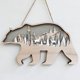 thumbnail image 5 of Decoración para hogar de con capas de animales y montañas, decoración para hogar de pared de animales , el para Soportar Gloria escultura de la pared, 5 of 8