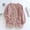 Pink, variant on FDGIU Women's Fleece Pajama Jacket‌, Oversized V-Neck Cardigan Coat with Pockets, Cozy Winter Sleepwear & Loungewear