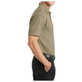 thumbnail image 4 of Yellow Rooster Mens Short Sleeve Dry Zone Grid Polo Tan XL, 4 of 4