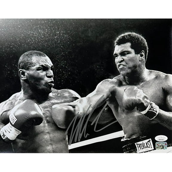 Mike Tyson Signed Autographed 11x14 Photo JSA & Mike Tyson Authentic Ali