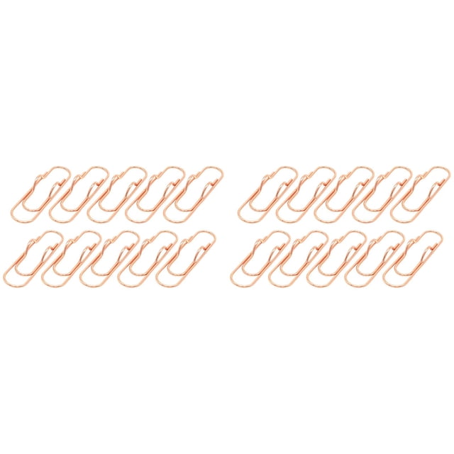 20 Pcs Porte-Trombones en Métal, Trombones Multicolores en Acier Inoxydable pour Bureau, Table et Journal
