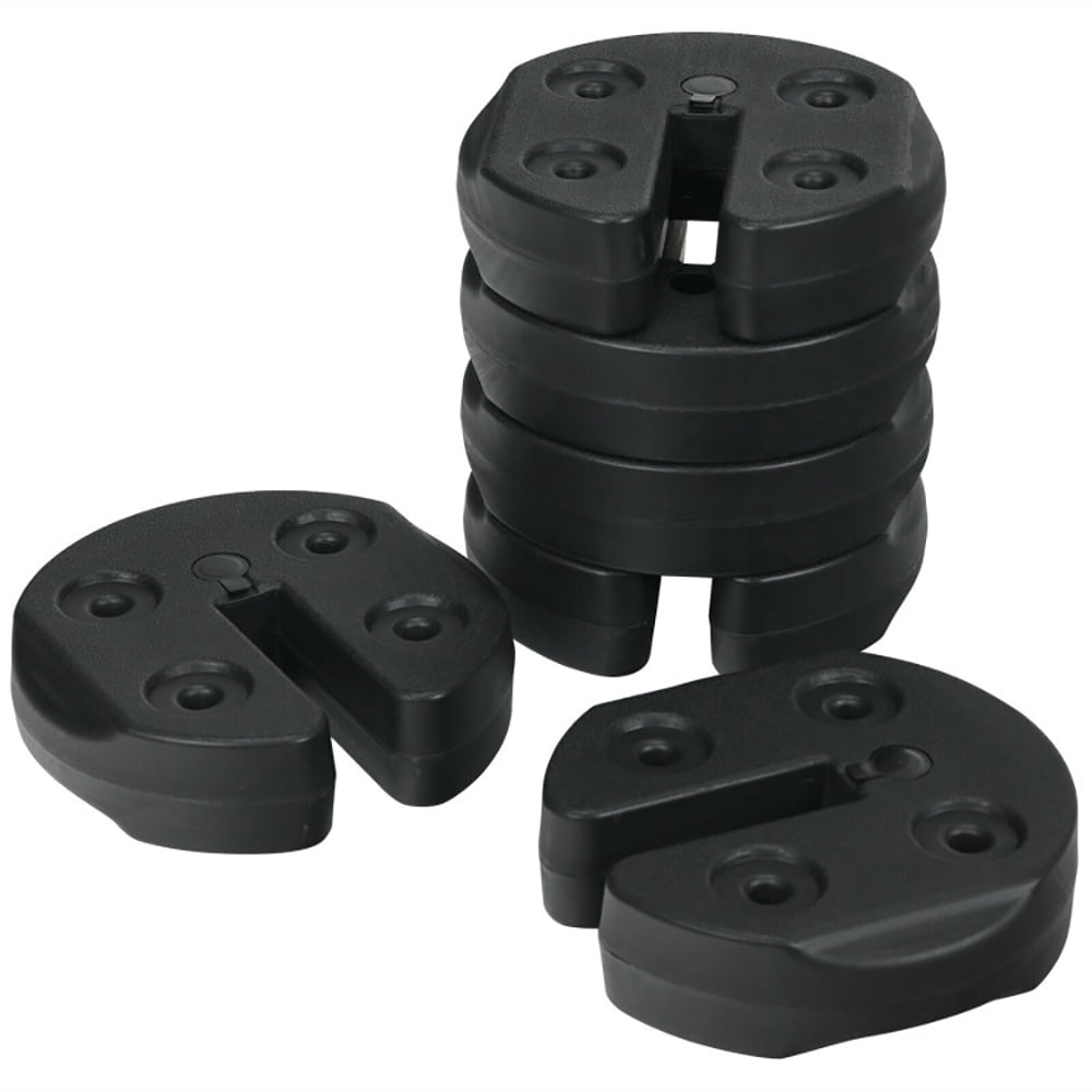 Aimee Lii 6 pieces Weight Plates Patio Canopy Tent Gazebo Shade Umbrella Water Filled, Patio Umbrella Stands & Bases Aimee Lii 6 pieces Weight Plates Patio Canopy Tent Gazebo Shade Umbrella Water Filled, Patio Umbrella Stands & Bases