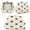 Beige Scissors Pattern, variant on Women's Woven Mahjong Tile Bag, Blue Striped, 11.8 x 8 x 3.5 in