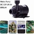 thumbnail image 3 of DC 12V Brushless Submersible Water Pump 800L/H 5M for Pool Fountain Solar Circulation System Water Circulation System, 3 of 5