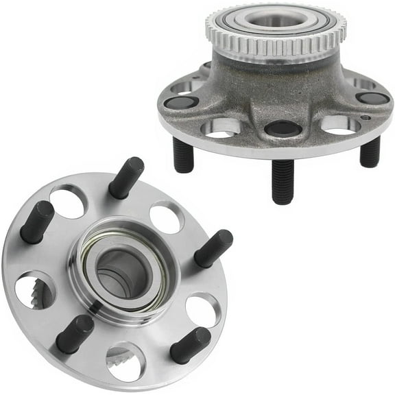 Detroit Axle - 2 Rear Wheel Bearing Hubs for 2003-2007 Honda Accord 2004-2008 Acura TL Replacement 2004 2005 2006 Accord Wheel Bearing & Hubs Assembly Set w/ABS