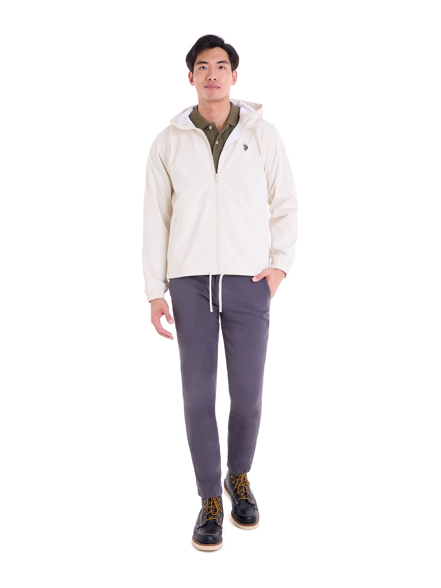 U.S. Polo Assn. Men's Bone White Surf Jacket , 2XL