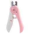 thumbnail image 2 of Dog Nail Clippers and Cat Trimmer with LED Light 2-in-1 Pet Grooming Tool and Nail Grinder with Heavy Duty Stainless Steel Blades and Ergonomic Handle Pink, 2 of 3
