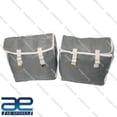 thumbnail image 2 of Side Hanging Canvas Bag Set Light Military Green Fits M20 21 Norton Triumph, 2 of 5