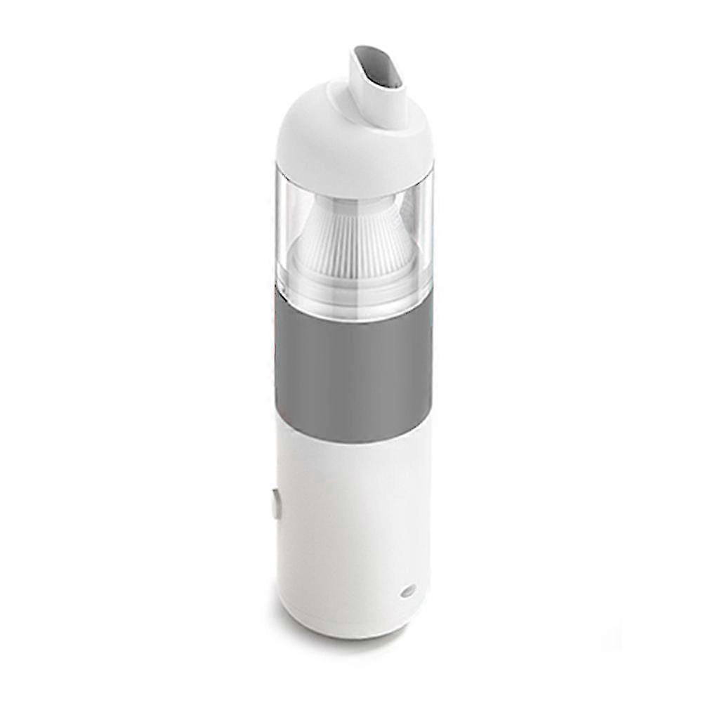 Car Vacuum Cleaner Handheld Automotive Vacuum Cleaner For Car Wireless Dust Catcher Cyclone Suction White+gray_Perfect Gift