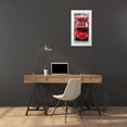 thumbnail image 3 of Pangea Images 11x18 White Modern Wood Framed Museum Art Print Titled - Double-Decker bus, London, 3 of 4