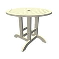 thumbnail image 5 of Highwood's 36" Round 3-pc Weatherly Dining Set - Dining Height, Outdoor, Eco-friendly, Synthetic Wood, 5 of 7
