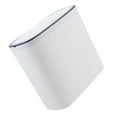 thumbnail image 4 of Omeite Push-button automatic pop-up lid mini trash can (white 10L), 4 of 7