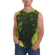 thumbnail image 1 of Fotbe Screaming Horror Art Men's Camiseta sin Mangas Estampada para Hombres, Playera Casual para Gimnasio, Entrenamiento, Playa-X-Large, 1 of 7