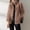 Light Brown, variant on Women's Faux Fur Coat Women Fall Winter Coats Full Zip Hooded Fleece Jackets Soft Oversized Warm Faux Fur Outerwear