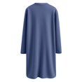 thumbnail image 5 of Long Sweatshirts for Women, Comdrip Sweatshirts for Women Comfort Hoodie for Anxiety Long Sleeve Winter Shirts Round Neck Casual Warm Cute Long Tops Sweatshirt Women Navy 2XL, 5 of 5