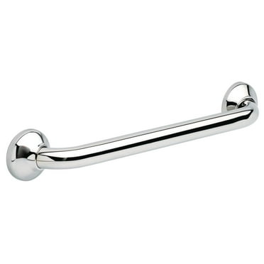 Classic 18 In. X 1-1/4 In. Concealed Screw ADA-Compliant Decorative Grab Bar In Polished Stainless