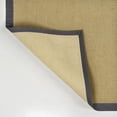 thumbnail image 5 of JONATHAN Y KEATON CUSTOM JUTE 4 x 6 Area Rug, Camden Farmhouse Cottage Border Jute - Natural/Dark Gray, KTN100D-4, 5 of 6