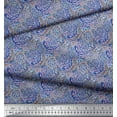 thumbnail image 2 of Soimoi Rayon Fabric Brush Stroke Abstract Printed Craft Fabric by The Yard 56 Inch Wide, 2 of 3