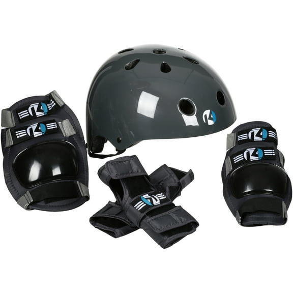 Kryptonics Youth 4-in-1 Pad Set, with Helmet
