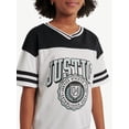 thumbnail image 3 of Justice Girls Colorblock Jersey Tee, Sizes XS - XLP, 3 of 6