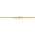 thumbnail image 4 of Leslie's 14K 1.6mm Solid Regular Rope Chain (Weight: 5.26 Grams, Length: 24 Inches), 4 of 4