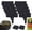 Black#002, variant on Imitation Stone Garden Fence, Stone-Look Lawn Edging Border for Flower Beds, Plastic Garden Retaining Edging Fence, Flexible Interlocking Landscape Edging, No Dig Decorative Lawn Border(Black,10pcs)
