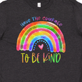 thumbnail image 4 of Inktastic Have the Courage to Be Kind Watercolor Rainbow Youth T-Shirt, 4 of 5