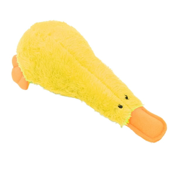Lindo Pato Chirriante de Peluche para Perros, Juguete para masascas Mascotas, Salud, Juego Interactivo de Unión, Fácil de Limpiar, Tamaña Compacto, Juguetes para Perros