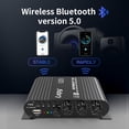thumbnail image 4 of Amplificador USB Bluetooth 5.0 2.1 de 3 canales con supergraves Compatible con reproducción de música sin pérdidas USB con mando a distancia Amplificador digital LP-838USB, 4 of 11