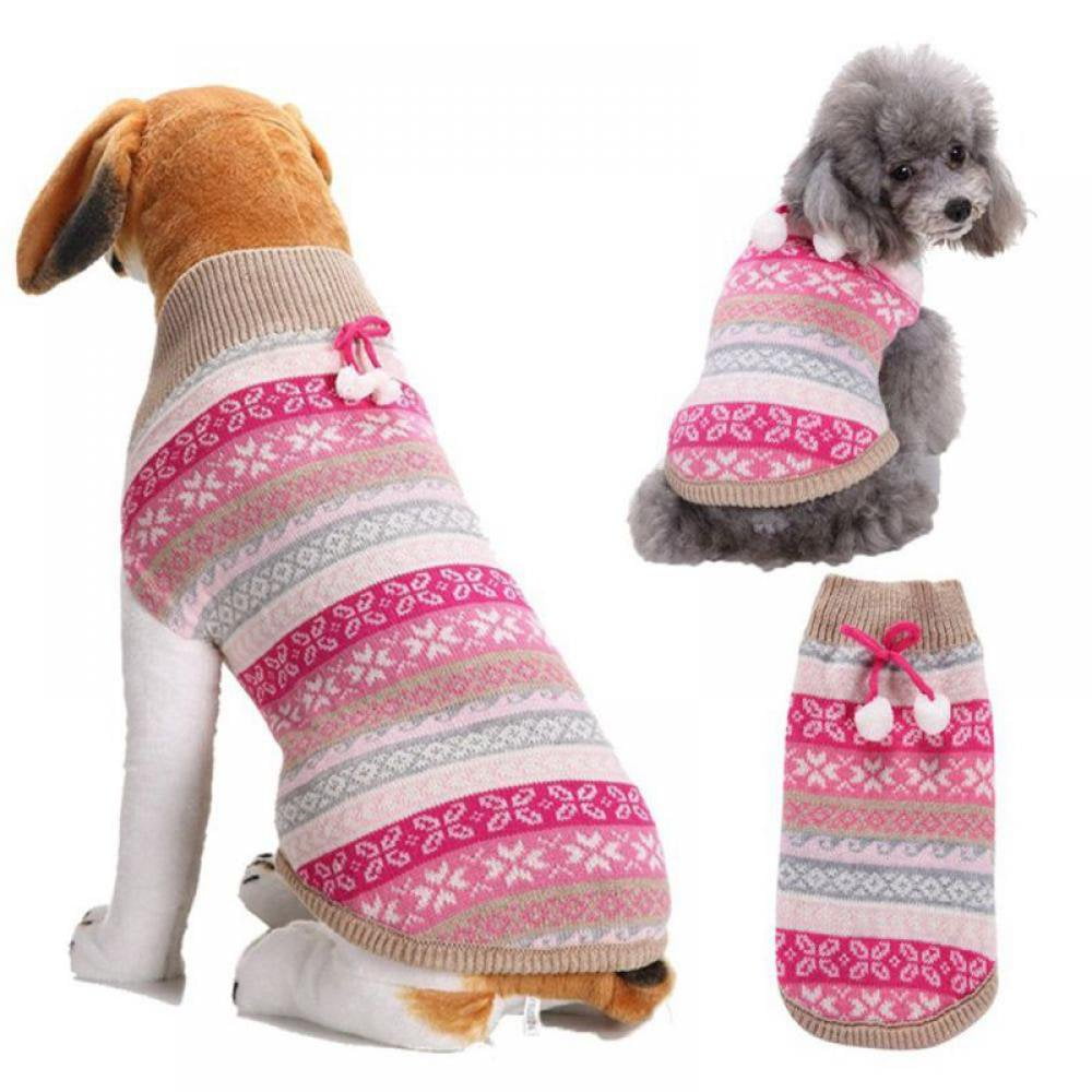 Chien Chaud Chat Pull Vêtements Hiver Chiot Tricotés Vêtements