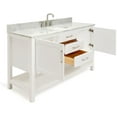 thumbnail image 7 of Ariel R061scw2ovo Bayhill 61" Free Standing Single Oval Basin Vanity Set - Blue, 7 of 7