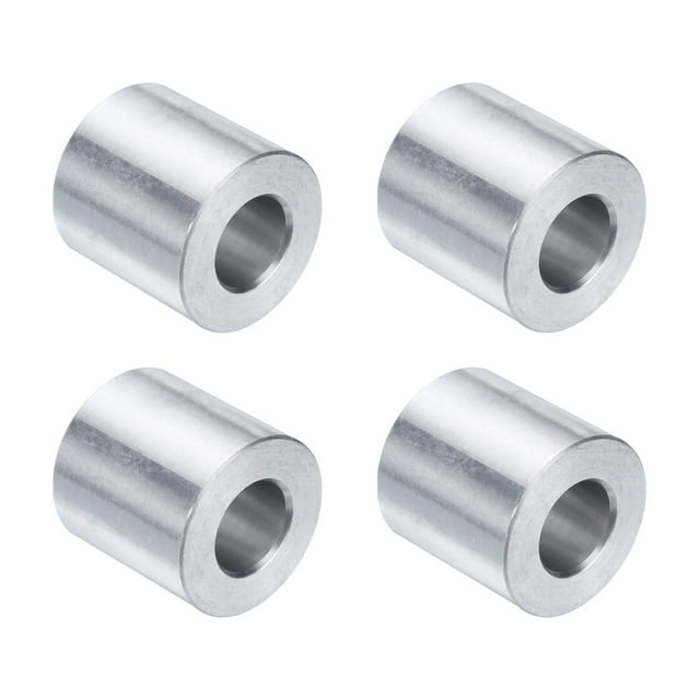 4 Pcs Entretoise en Aluminium 1/2 Pouces Alésage x 1 Pouces OD x 1 Pouces Longueur Vis Support Buse Ronde Entretoise en Métal