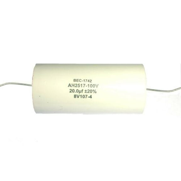 AH2517M ELECTROCUBE CAPACITOR 20MF 100V + OR -20% BEC-1742 AXIAL LEADS