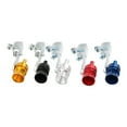 thumbnail image 1 of YFJQTZX 5pc Exhaust Pipe Sounder Car Tuning Turbine Whistle Sounder Tail - Size XL (Silver Black Red Blue Golden), 1 of 5