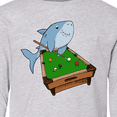 thumbnail image 4 of Inktastic Pool Shark Long Sleeve Youth T-Shirt, 4 of 5
