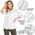 thumbnail image 4 of FEN AI Women's Long Sleeve Sun Protection Shirts Quick Dry Button Down Travel Fishing Hiking Shirt Outdoor Tops, 4 of 10