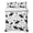Black, White, Gray, variant on Quilts King Size Bedding Set, Black Moose Lightweight Quilted Comforter, Modern Abstract Art Soft Reversible Bedspread Coverlet with Pillow Covers for All Season, 96" x 106"
