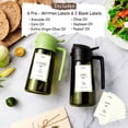 thumbnail image 6 of TrendPlain 16oz Glass Oil Dispenser Bottle Olive Oil Sprayer for Cooking with Stickers Black, 6 of 6
