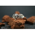 thumbnail image 2 of Roarsilver Edgy Elegance: 925 Sterling Silver Spine and Skeleton Pattern Ring | 9.5, 2 of 5