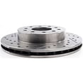 thumbnail image 2 of JEGS 630506 Cross-Drilled & Slotted Rotor Replacement for JEGS Rear Disc Brake C, 2 of 6
