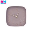 thumbnail image 2 of Reloj de Pared Cuadrado 21 cm Vintage Colores Pastel Silencioso lila YC038469, 2 of 6