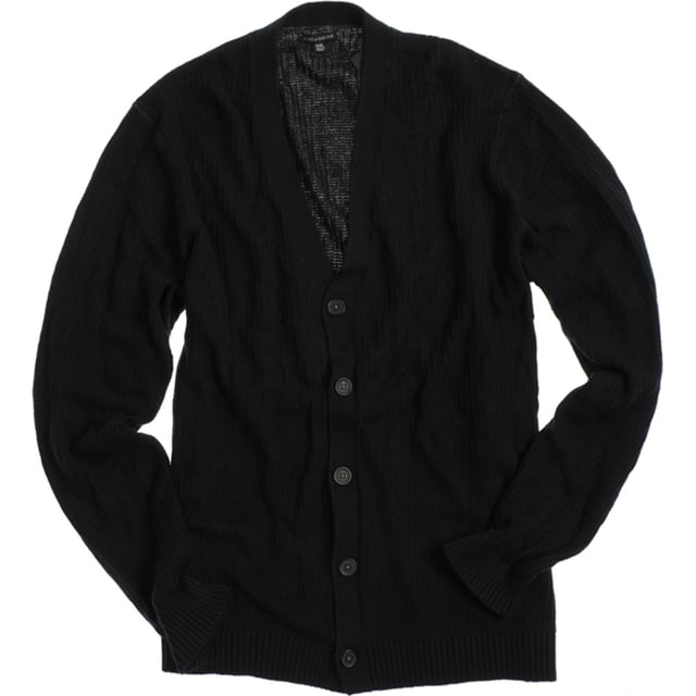 Sons of Intrigue Cable Cartigan suéter tipo cárdigan para hombre, negro, XX-Large Sons of Intrigue Cárdigan